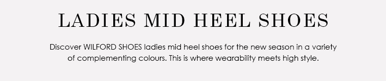 Mid Heel Shoes
